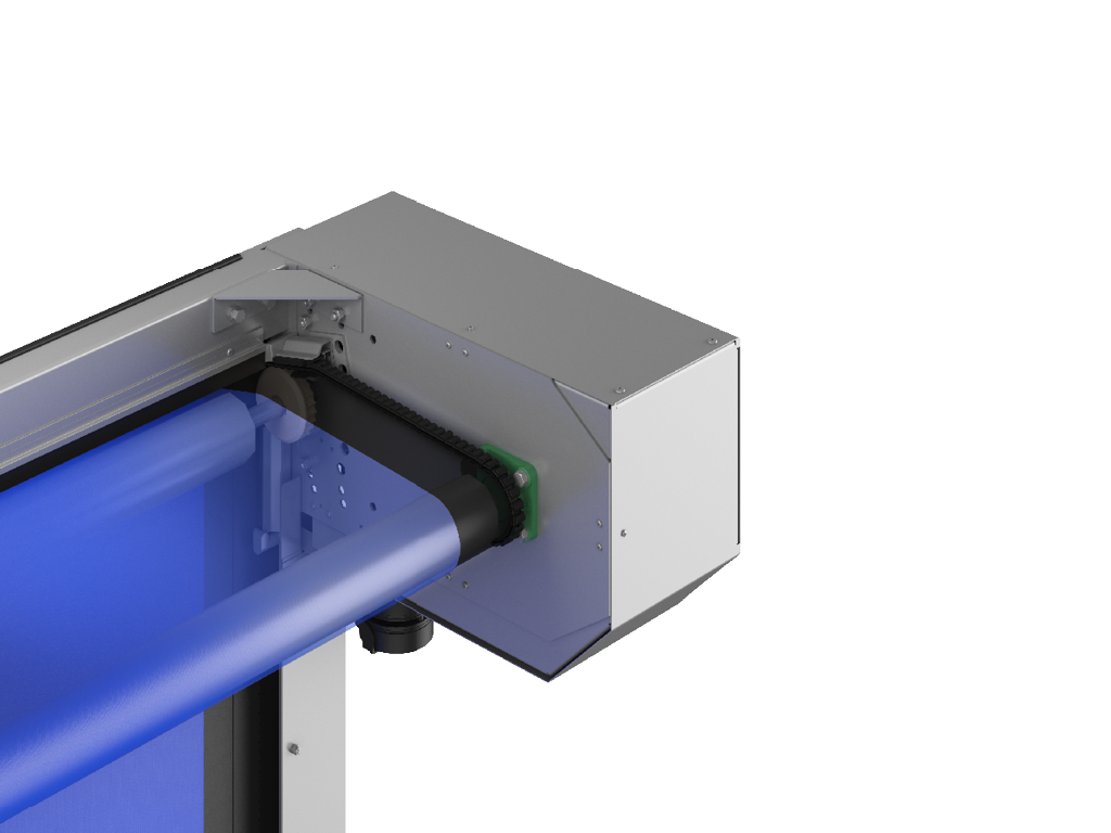 Вал привода и вал намотки полотна.